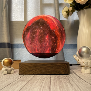 16 Color Changing Magnetic Levitation Planet Lamp 3D Print <b>LED</b> Night <b>Light</b> Bedroom Decoration Creative Gift - Product Image 4