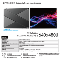Pantalla LED de Paso Fino Xcolor para Interiores P1.25 P1.86 P2 P2.5, Ideal para Salas de Conferencia y Centros Comerciales