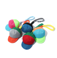 Dompet Mini Bentuk Topi Baseball, Tas Gantungan Kunci Mini, Casing Earphone Jala Warna Permen Terlaris, Tas Penyimpanan Multifungsi