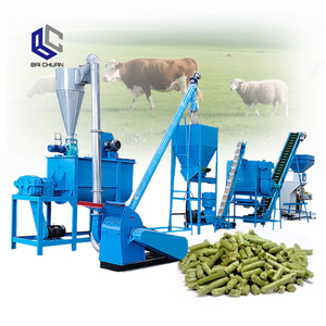 Nhà sản xuất trực tiếp Thức ăn hạt máy làm/Hạt thức ăn gia súc bulking máy/cám lúa mì PELLET máy - Product Image 2