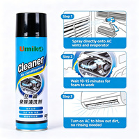 Umiko 500ml Spray Moussant Sans Démontage pour Climatiseur Voiture et Maison, Désodorisant et Nettoyant pour Climatisation