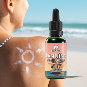 Plantis Natural – Gouttes autobronzantes liquides certifiées ISO9001/Kosher Halal, saveurs fruitées, 60 ml, pour visage et corps, effet bronzant intense - Product Image 1