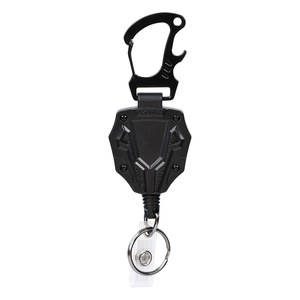 Cordino Antifurto Estensibile ad Alta Resistenza, Portachiavi Retrattile con Cavo in Acciaio, Corda Elastica Facile da Tirare, Fibbia Facile da Aprire - Product Image 5