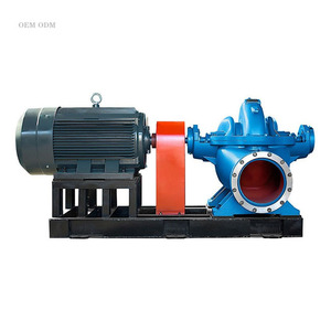 Pompe centrifuge à double aspiration monophasée à corps horizontal à économie d'énergie pour l'alimentation en eau municipale - Product Image 5