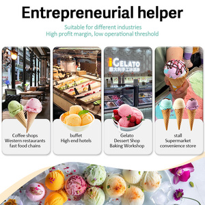 Meilleures ventes de congélateurs à glace italienne commerciaux, machine à gelato pour la vente - Product Image 4
