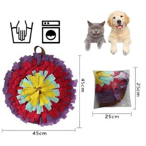 Tapete de Alimentación Olfativa Personalizable, Tapete de Entrenamiento para Olfatear, Juguete de Alimentación Lenta, Tapete Olfativo Redondo <span class=keywords><strong>Weego</strong></span> - Product Image 5