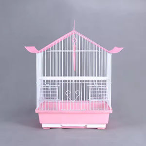 Cage à oiseaux en métal massif écologique avec plateau en plastique pour perroquets, design Bago Tiger Skin Peony, vente en gros de cages pour animaux de compagnie - Product Image 3
