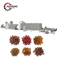Ligne d'extrusion à double vis entièrement automatique en acier inoxydable 304 pour aliments secs pour chiens et chats, certifiée CE, personnalisable par Joyang