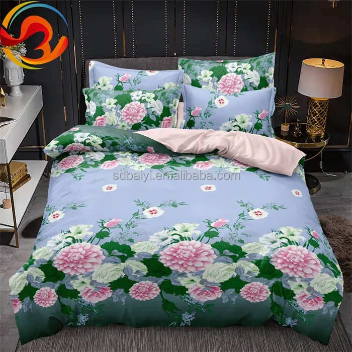 Conjunto de lençóis de cama king-size 3D, lençóis de lençóis, lençóis de cor 3D, lençóis de cama king-size, 3 unidades