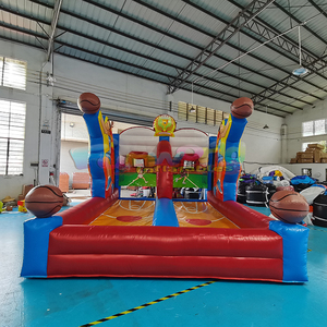 Juego Inflable de Baloncesto para Carnaval, Certificado por Funworld CE, para Fiestas al Aire Libre en el Patio Trasero, <span class=keywords><strong>Tamaño</strong></span> y Color Personalizables - Product Image 2