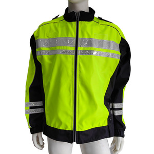 Gilet de sécurité de classe 2 avec fermeture éclair sur le devant et plusieurs poches, gilet haute visibilité, conforme aux normes ANSI/<span class=keywords><strong>ISEA</strong></span> - Product Image 4
