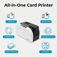 Imprimante de cartes d'identité PVC professionnelle HiTi CS-270e - Imprimante de cartes en plastique à sublimation thermique haute définition 300 dpi