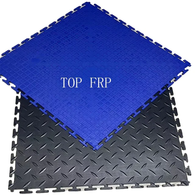 Alfombrillas de suelo de garaje de Pvc Baldosas de suelo Enclavamiento Vinilo resistente Industrial 6mm Garaje interior y cobertizo