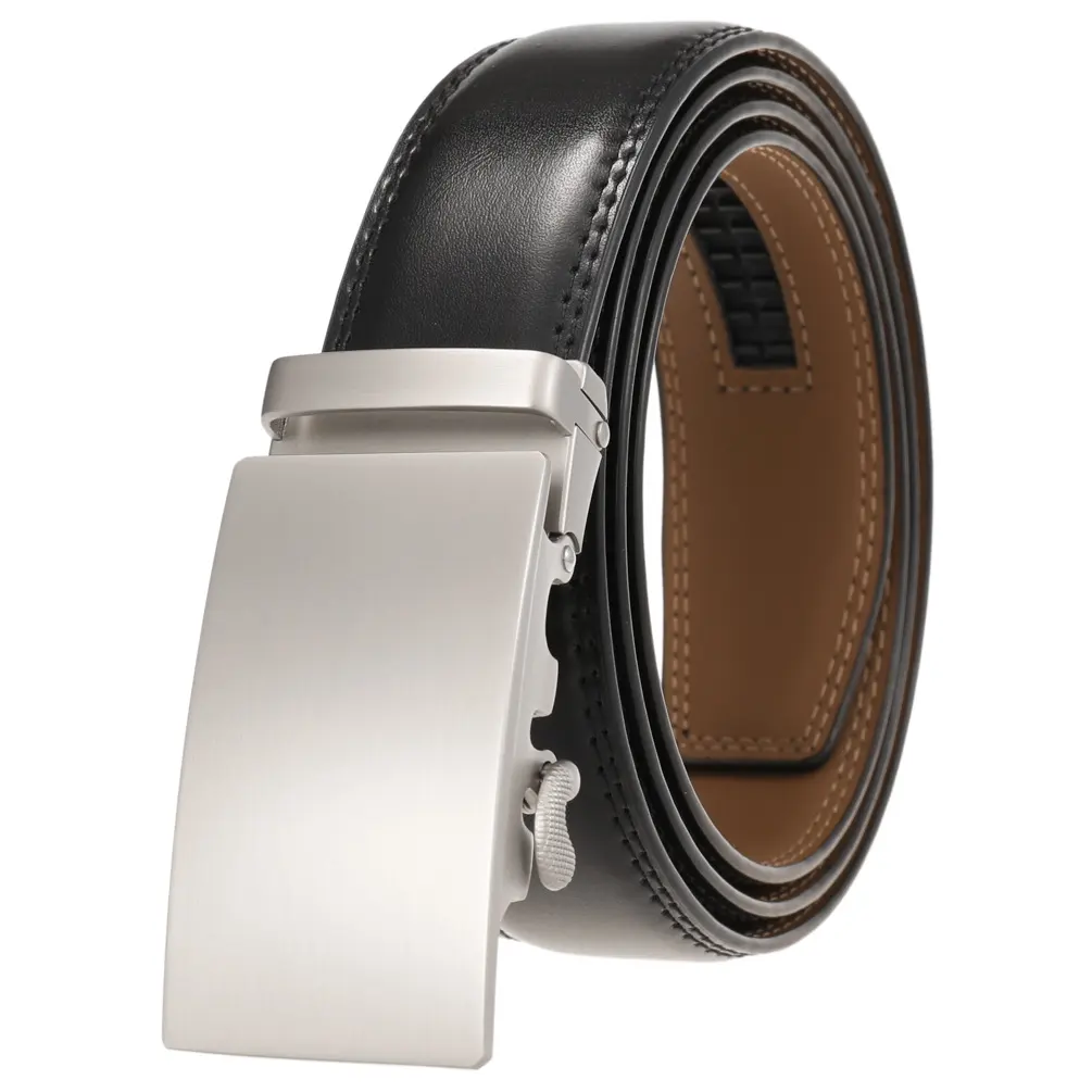 LY36-00001-2 3.5CM Vente en gros de ceintures pour hommes en cuir véritable, boucles de ceinture à la mode et à la mode