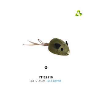 Jouet interactif pour <span class=keywords><strong>chat</strong></span>, souris en peluche avec herbe à <span class=keywords><strong>chat</strong></span>, jouet à mâcher résistant aux morsures avec queue en corde de chanvre pour chats d'intérieur - Product Image 2