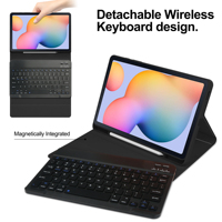 Casing 2024 inci Keyboard nirkabel terlaris, casing 10.4 inci untuk SAMSUNG Tab S6 Lite 10.4