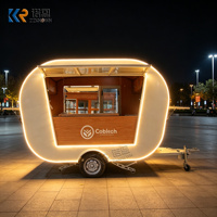 Camion de restauration mobile CE entièrement équipé pour café, tacos et crèmes glacées, homologué DOT