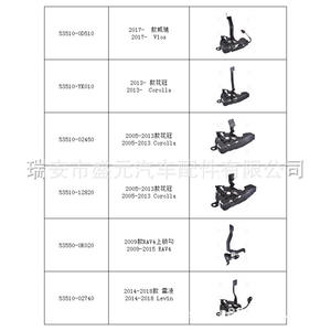 Cerradura de Capó para Toyota Camry 2019, 53510-06340, para Accord, Lexus, Rav 4, Scion, Disponible en Estado Nuevo y Usado - Product Image 1