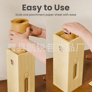 กล่องเก็บของไม้ติดผนัง 6 ลิตร ที่ใส่กระดาษทิชชู่ ตู้เก็บของ - Product Image 5