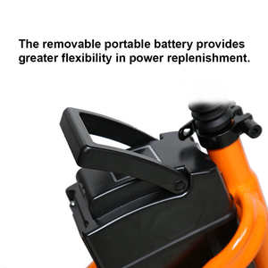 Vélo cargo électrique TXED à cadre en acier, fourche à <span class=keywords><strong>suspension</strong></span>, 20 pouces, 7 vitesses, avec batterie durable pour la livraison de nourriture - Product Image 5