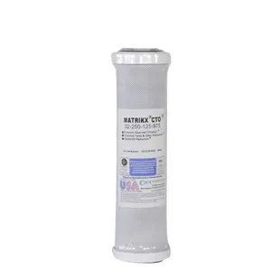 10inch Remove chlorine Cto Carbon Sintered Activated Carbon Block Water Filter Cartridges