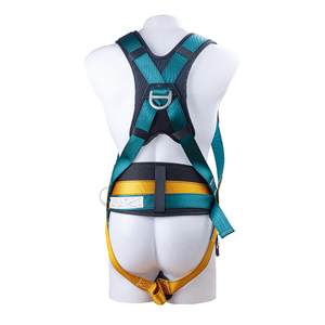 Cinto de Segurança para Trabalho em Altura Tipo Eólico de Cinco Pontos, Proteção Corporal Completa, Poliéster, Fivela de Conexão Rápida com 4 D-Rings - Product Image 5