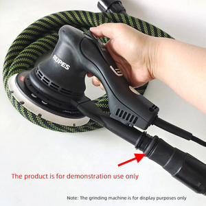 Tuyau d'aspiration universel compatible FESTOOL MIRKA, 3,5 mètres, design peau de serpent, nylon tressé, vert, modèle 350 - Product Image 5