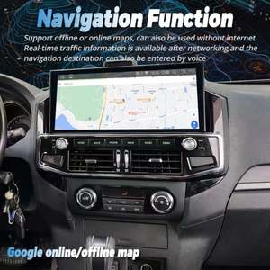 Autoradio multimédia GPS Android 2din 12,3 pouces pour Mitsubishi Pajero 4 V80 V97 2006-2014 Écran Carplay Bluetooth - Product Image 2