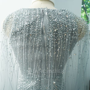 Janc ember LSXN21 Atember aubende silberne glänzende Pailletten Party <span class=keywords><strong>Prom</strong></span> Abendkleider - Product Image 6