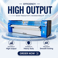 Repasseuse industrielle automatique à vapeur en acier inoxydable 3300*3000*2500mm pour draps de lit