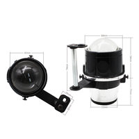 Feux antibrouillard de voiture TAOCHIS 2,5 pouces, projecteur bi-xénon, lentille de projecteur, adaptable pour CHEVROLET SAIL H11, ampoule xénon HID