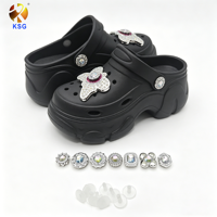 Boucles en plastique Olian personnalisées pour chaussures, breloques à boucle, boutons-pression, boutons de chaussures pour sabots