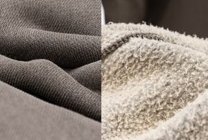 Setelan truk berat 400gsm, setelan 2 potong jas katun Fleece Crop Zip Hoodie dan Flare Sweatpants wanita musim dingin - Product Image 4