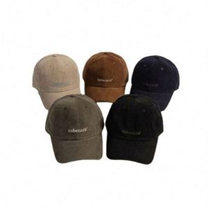 Wholesale New <b>Winter</b> Baseball Caps Corduroy Letters Embroidered Sports Caps for <b>Men</b> Corduroy <b>Hats</b> - Product Image 6