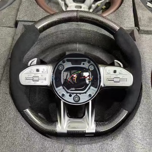 สำหรับ <span class=keywords><strong>Mercedes</strong></span> forged Carbon พวงมาลัยสำหรับ <span class=keywords><strong>AMG</strong></span> A E S C คลาส <span class=keywords><strong>C36</strong></span> G63 C43 W203 W204 W205 W206 W167 W166 - Product Image 3