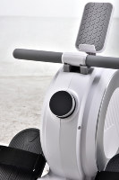 Máquina de Remo Magnética Plegable SHQC para Ejercicio en Interiores, Equipo de Gimnasio para el Hogar, Máquina de Remo con Control de Tensión de 32 Niveles y Capacidad de 140 kg