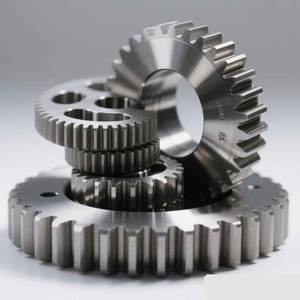 Mecanizado de alta precisión Fabricante de fábrica personalizado Doble engranaje recto Servicio de mecanizado de engranajes rectos de acero metalúrgico en polvo - Product Image 1