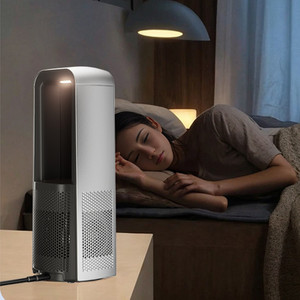 Nuovo 3500mah Usb ricaricabile senza pale ventilatore da tavolo <span class=keywords><strong>50</strong></span> ° oscillazione vento forte senza foro ventilatore da tavolo con luce a Led e temporizzazione - Product Image 4