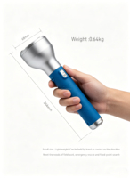Linterna LED de Aluminio USB de Alta Intensidad a Prueba de Explosiones, 6W 5Ah IP68, Resistente al Agua, Haz Ajustable, para Áreas Peligrosas, Uso Industrial