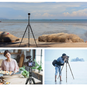 Miễn Phí Vận Chuyển Dây Đeo Máy Ảnh DSLR Du Lịch Bằng Sợi Carbon Bat 4 Phần Chân Máy Có Thể Chuyển Đổi Thành Chân Máy Đơn - Product Image 6