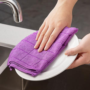 منشفة يد قابلة للغسل وإعادة الاستخدام من الألياف الدقيقة والبوليستر والنايلون، ناعمة ومتعددة الاستخدامات للتنظيف الصناعي والمطبخ والسيارات - Product Image 3