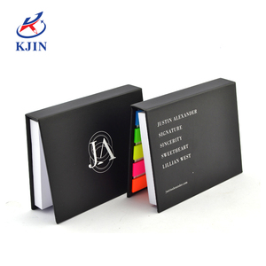 Khuyến Mãi Văn Phòng Nhỏ Nguồn Cung Cấp Bìa Cứng Pocket Đen Giấy Bìa <span class=keywords><strong>Memo</strong></span> Pad Đầy Màu Sắc Ghi Chú Dính Với In Logo - Product Image 4