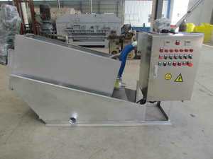Sludge Screw Press Sludge Dehydrator <strong>Algae</strong> Sludge Dewatering Machine Manufacturer - Product Image 2
