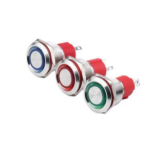 16mm 19mm 22mm 2-9Pin soket Metal Push Button geçiş anahtarı LED lamba kablosu - Product Image 4