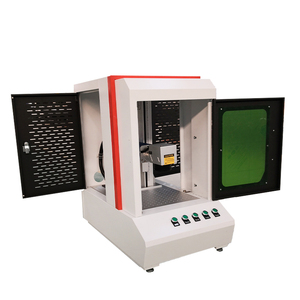 <span class=keywords><strong>ลด</strong></span>10%!! เครื่องสลักบัตรชื่อสุนัข20W 30W 50W 100W,เครื่องทำเครื่องหมายเส้นใยขนาดเล็กด้วยเลเซอร์สีทอง - Product Image 1