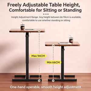 Tavolino da Letto Portatile e Regolabile per <span class=keywords><strong>Studio</strong></span> e Lavoro, Scrivania Sit-Stand per Laptop - Product Image 2