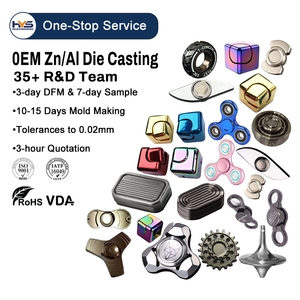 Spinner de metal mecanizado CNC para niños y adultos Spinner de alta velocidad y <span class=keywords><strong>silencio</strong></span> Fidget Spinner Aluminio Acero inoxidable Titanio - Product Image 1