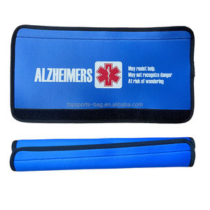 Cuscinetti per cintura di sicurezza auto in Neoprene morbido con Logo personalizzato sublimazione coperture per cinture di sicurezza blu per auto - Product Image 2