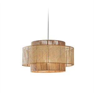 Japanese Wabi Sabi Style Hemp <b>Rope</b> Chandelier 40cm 50cm 60cm Round LED <b>Light</b> For Tea Room Restaurant Bedroom Hotel - Product Image 1