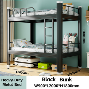 Двухъярусная кровать из утолщенной стали - Product Image 4